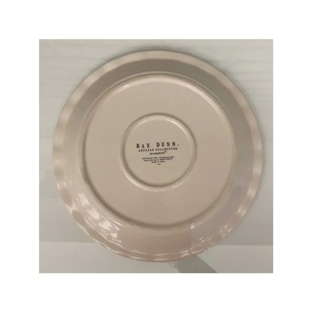 RAE DUNN Artisan Collection Patriotic Baking Dish / Plate 